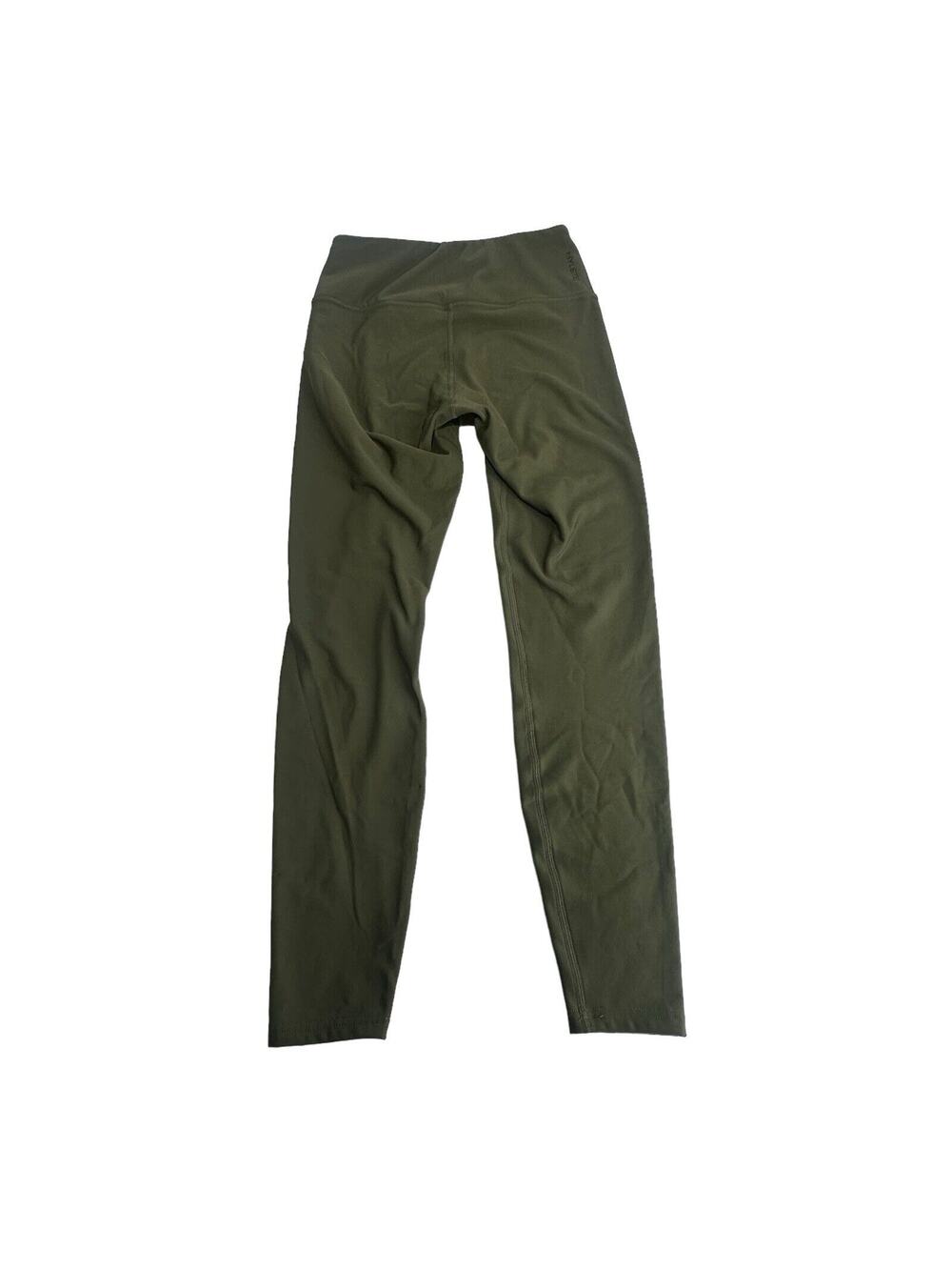 HYLETE Fleece Lined Olive Leggings Womens Size Small 27" Inseam